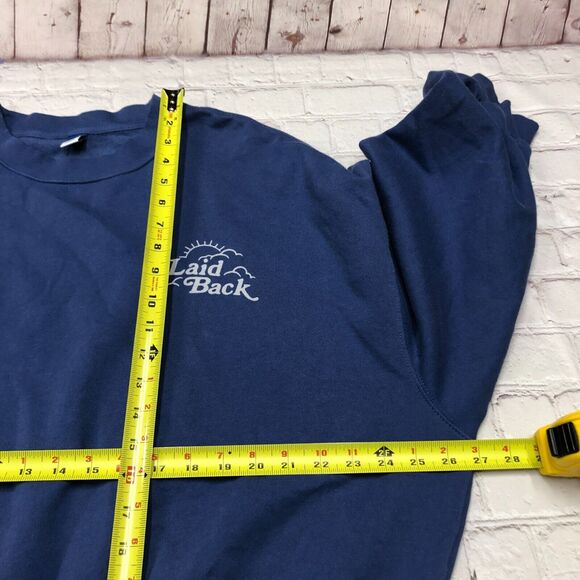 Old Navy Women Pullover Sweatshirt Top Size XL X-Large Blue Cotton Blend B169 15 - Picture 4 of 13